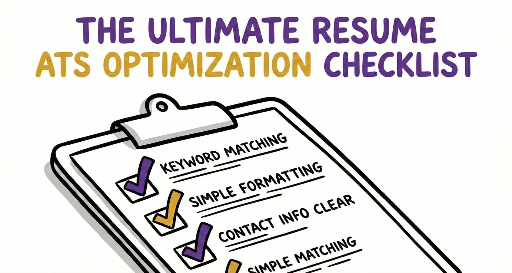 The Ultimate Resume ATS Optimization Checklist